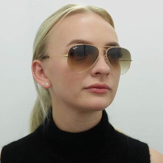 Lunettes De Soleil Ray-Ban Aviator 3025 001/51 Ombre Brun Or - Image 6