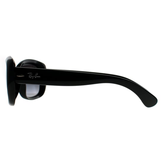 Lunettes De Soleil Ray-Ban Jackie OHH 4101 601/T3 Dégause Gris Noir Brillant Polarisé - Image 3