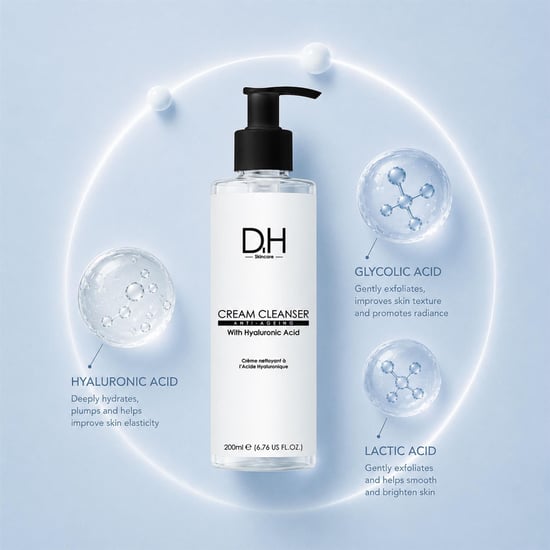 Dr H Creme-Reinigungsmittel mit Hyaluronsäure 200ml - Image 2