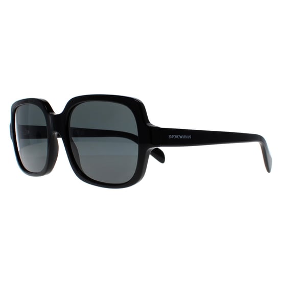 Emporio Armani Quadrat Damen Glänzend Schwarz Dunkelgrau EA4195 - Image 2