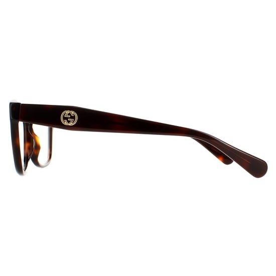 Gucci Cat Eye Brillen für Damen in dunklem Havanna - Image 3