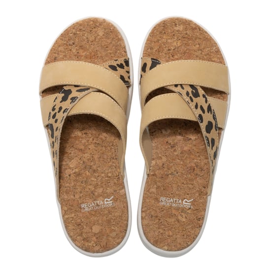Regatta - "Cassie" Leopardenmuster Sandalen für Damen (Hellbraun) - Image 6