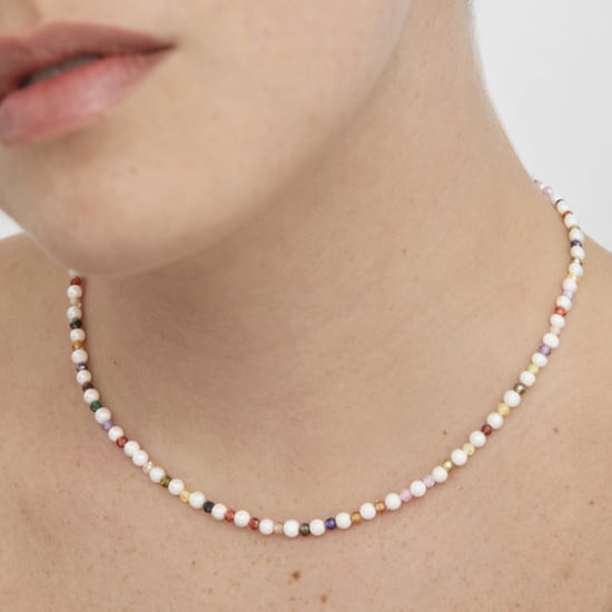 Luxenter Multicolor Kristall-Halskette aus 18K Gelbgold - Amio - Image 3