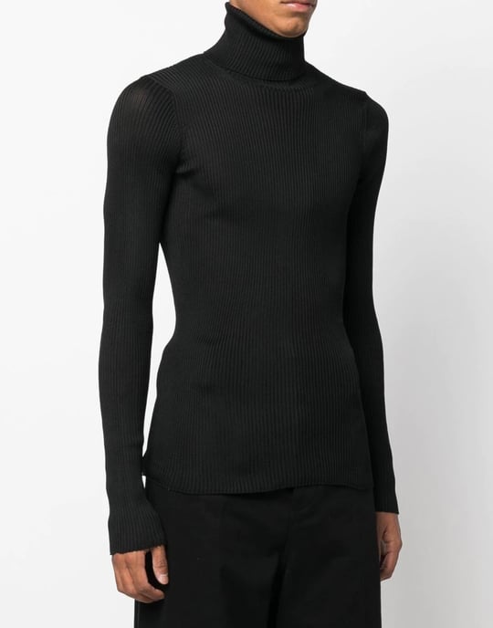 Helvetica Logo Rollkragenpullover - Image 3
