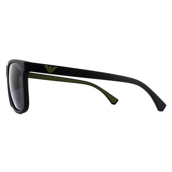 Emporio Armani Sonnenbrille EA4129 504287 Matt Schwarz Grau Gradient - Image 3