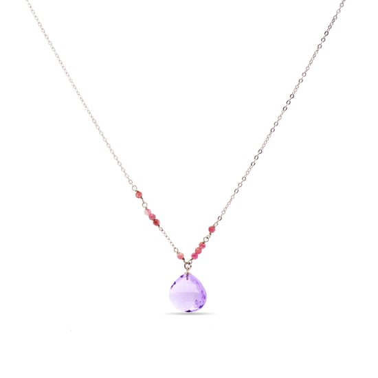 Luxenter Zoqoyi Halskette Rhodium-Finish - Image 1