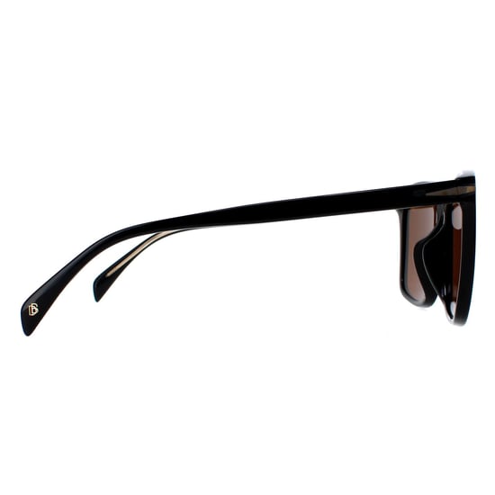 David Beckham Rectangle Herren Schwarz Braun DB1054/F/S - Image 4
