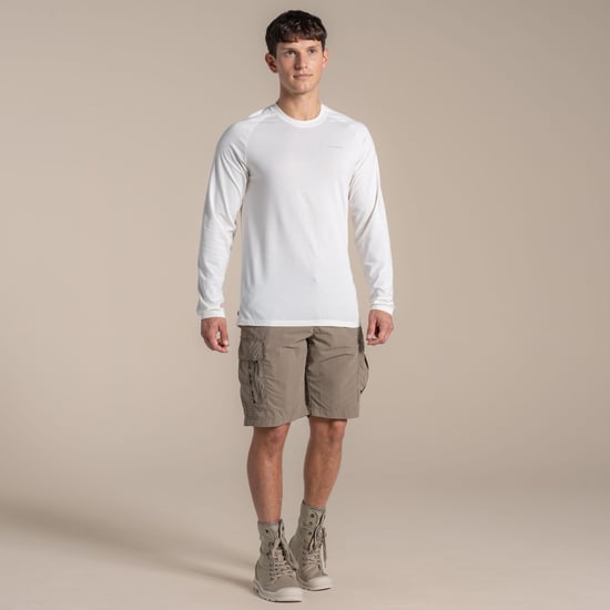 Craghoppers - "Nour" T-Shirt für Herren, Nosilife, Langärmlig (Segelweiß) - Image 1