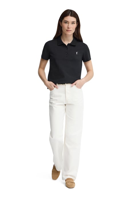 Poloshirt schwarz mit Rigby Go Stickerei im Regular Fit - Image 3