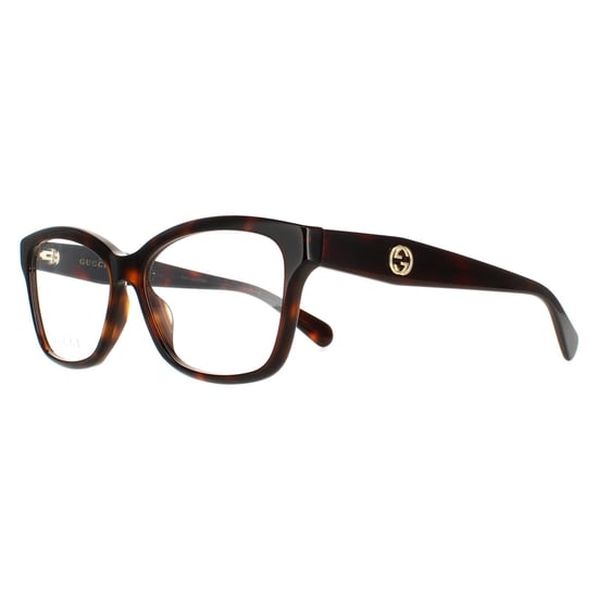 Gucci Cat Eye Brillen für Damen in dunklem Havanna - Image 2