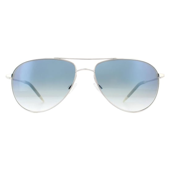 Lunettes De Soleil Oliver Belglasses Benedict 1002 5241/3F Argent Chrome Saphir VFX - Image 1