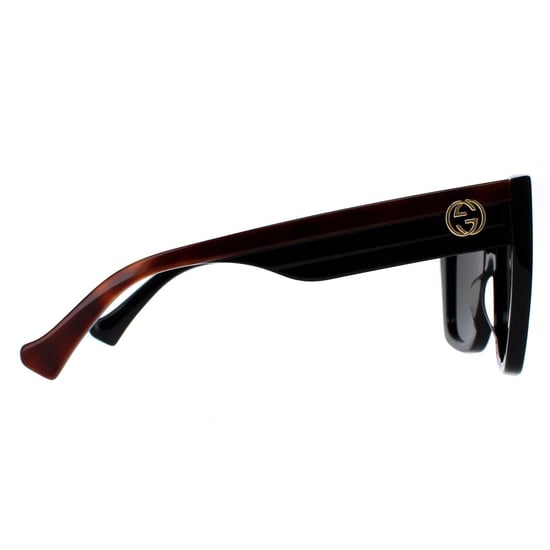 Gucci Square Womens Havanna Schwarz Grau GG1300S - Image 4
