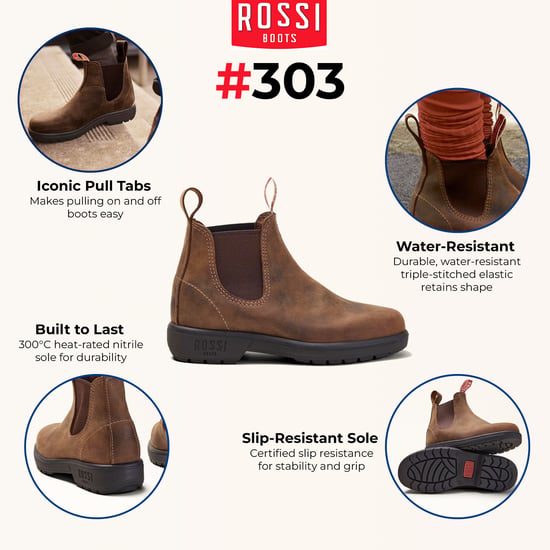 Rossi 303 Endura Chelsea-Stiefel aus hellbraunem Leder - Image 2