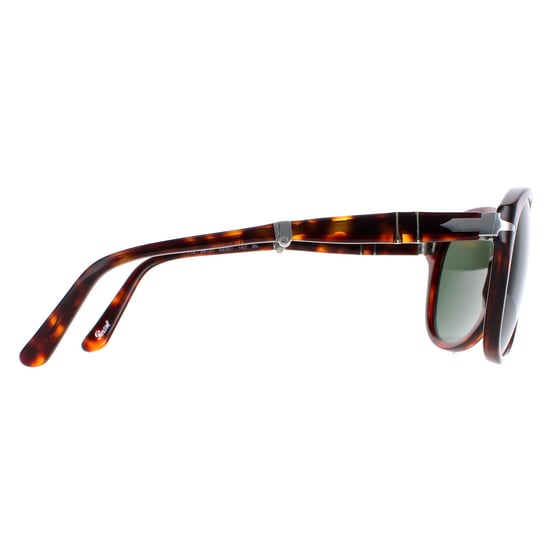 Lunettes De Soleil Persol PO0714 24/31 Havana Vert Pliing 52mm - Image 4