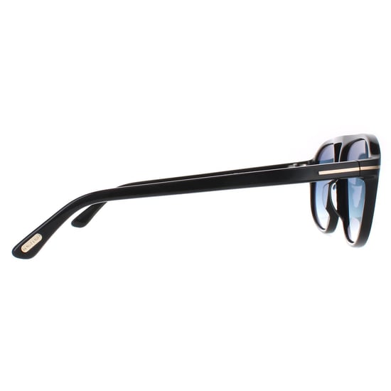 Tom Ford Sonnenbrille 0447 Jacob 01P Glänzend Schwarz Grün Gradient - Image 4