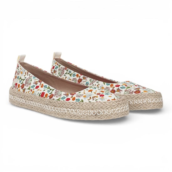 Blowfish Malibu Damen Floral White Ballet Flats Ballerina Freizeitschuhe – Benita - Image 3