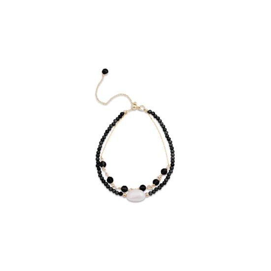 Luxenter-Armband, Ekhao-Metalllegierung und hydrothermaler Quarz Onyx 18K vergoldet - Image 1