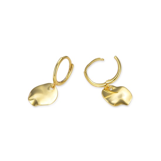 Luxenter Midnak-Ohrringe aus 925er Sterlingsilber mit 18 Karat Gelbgold - Image 4