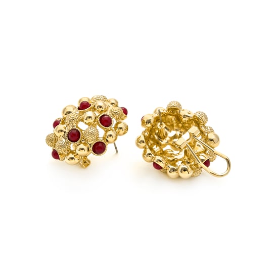 Luxenter Xiglor-Ohrringe aus 18 Karat Gelbgold - Image 6