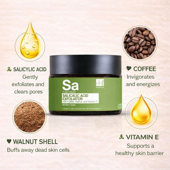 Dr. Botanicals Anti-Aging-Peeling mit Salicylsäure, Kaffee, Walnuss und Vitamin E, 60 ml - Image 3