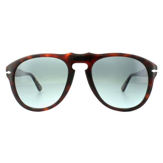 Persol Aviator Mens Dark Havana Light Blue Gradient Sonnenbrillen - Image 1