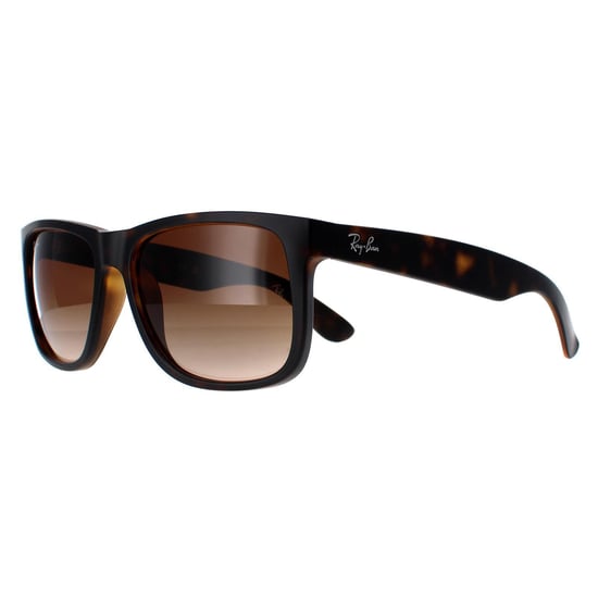 Ray-Ban Sonnenbrille Justin 4165 Gummi Hell Havanna Braun Gradient 710/13 - Image 2