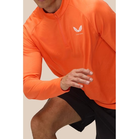 Castore Adapt Training 1/4-Zip Top aus Polyester für Herren - Orange - Image 6