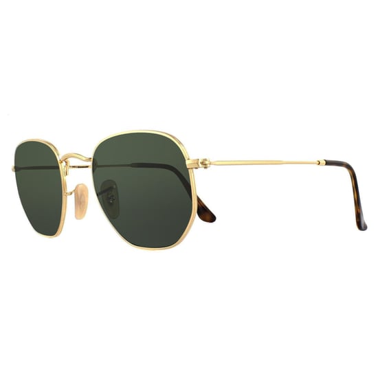 Ray-Ban Sonnenbrille sechseckig 3548N 001 Gold Grün G-15 - Image 2