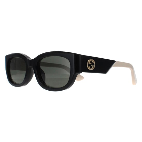 Gucci Square Womens Schwarz mit Elfenbein Grau GG1667SK - Image 2