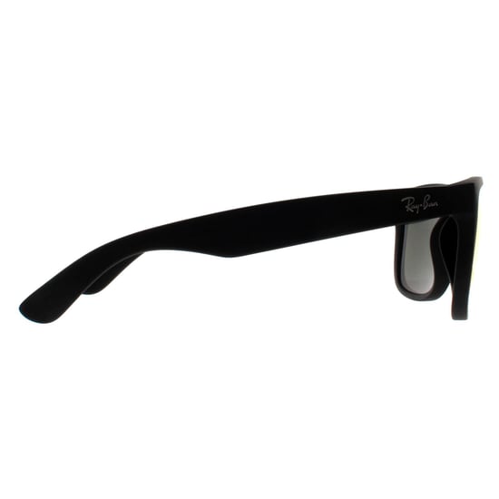 Ray-Ban Sonnenbrille Justin 4165 622/6Q Gummi Schwarz Rot Spiegel - Image 4