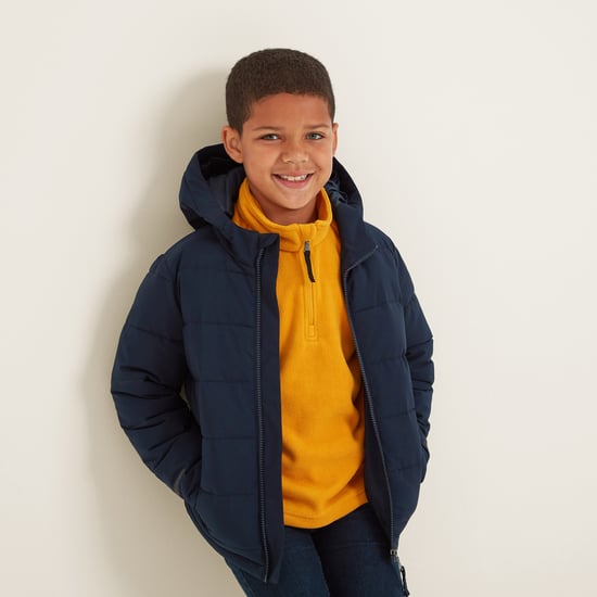 Harecroft Kids Padded Jacket Dark Indigo - Image 4