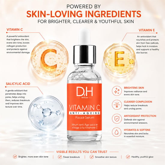 Dr H Anti-Aging Vitamin C Gesichtsserum 30 ml - Image 2