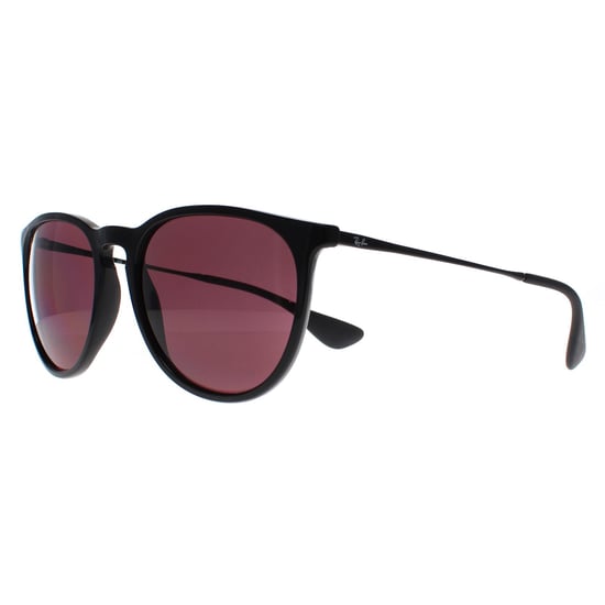 Lunettes De Soleil Ray-Ban Erika 4171 601/5Q Miroir Violet Noir Polarisé - Image 2