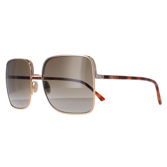 Jimmy Choo Square Damen Gold Havanna Braun Farbverlauf ALIANA/S - Image 2