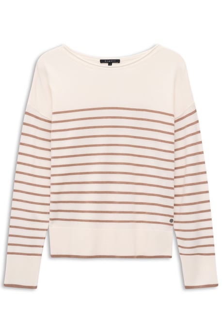 Bugatti Damen Pullover Rundhals mit Streifen - Image 3