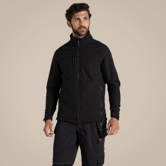 Craghoppers - "Whitby" Softshelljacke für Herren (Schwarz) - Image 4