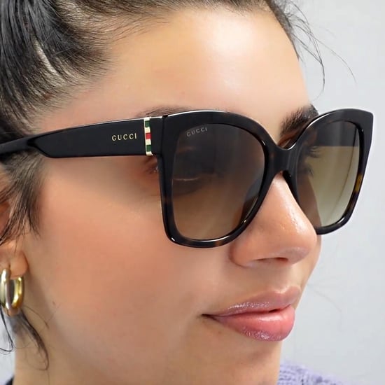 Lunettes De Soleil Gucci Gg0459s 002 Dégradé Brun De Havana - Image 6