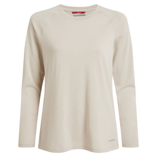 Craghoppers - "Nour" T-Shirt für Damen, Nosilife, Langärmlig (Auster-Grau meliert) - Image 2
