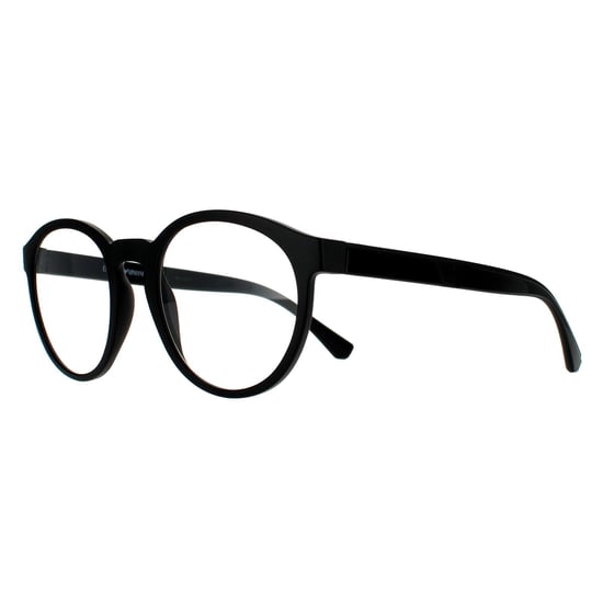 Emporio Armani Runde Herren Matte Schwarz klar mit Sonne Clip-ons Sonnenbrille - Image 2
