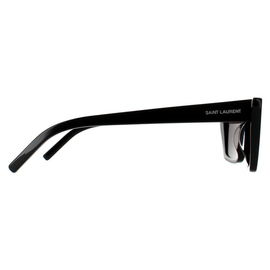 Saint Laurent Katzenaugen Damen Sonnenbrille Schwarz Grau - Image 4