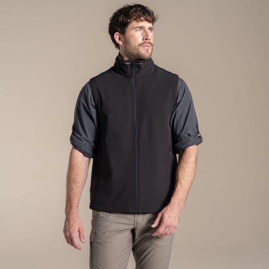 Craghoppers - "Expert Basecamp II" Weste für Herren, Softshell (Schwarz) - Image 1