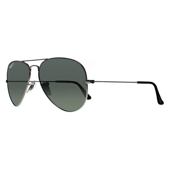 Lunettes de soleil Ray-Ban Aviator 3025 Miroir argent vert polarisé en argent 003/59 - Image 2