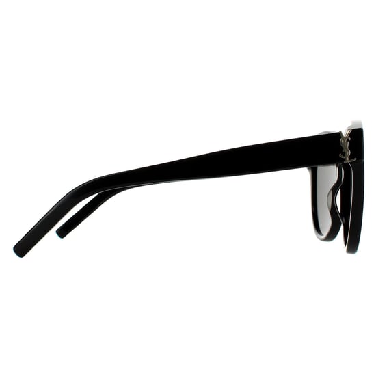 Saint Laurent Runde Frauen Schwarz Grau Sonnenbrille - Image 4