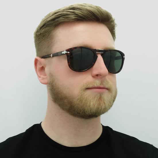 Lunettes De Soleil Persol PO0714 24/31 Havana Vert Pliing 52mm - Image 5