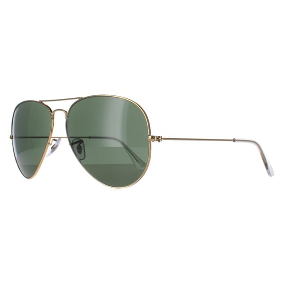 Lunettes De Soleil Ray-Ban Aviator 3025 001 Or Vert 62mm - Image 2