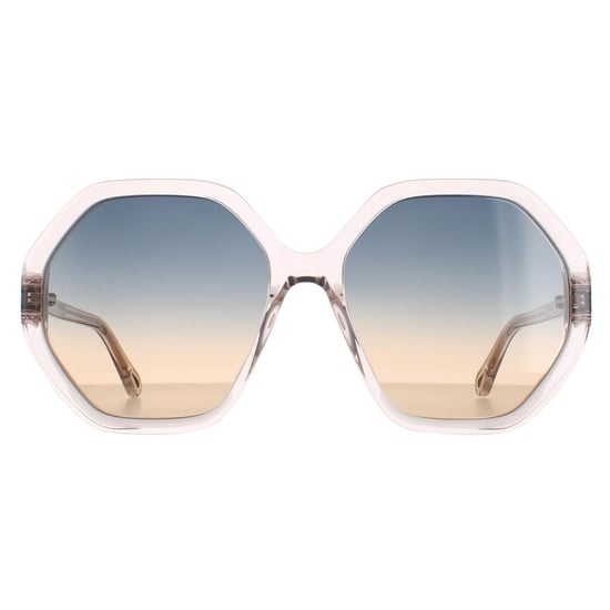 Chloe Runde Damen Rosa Kristall Blau bis Pfirsich Farbverlauf CH0008S Esther - Image 1