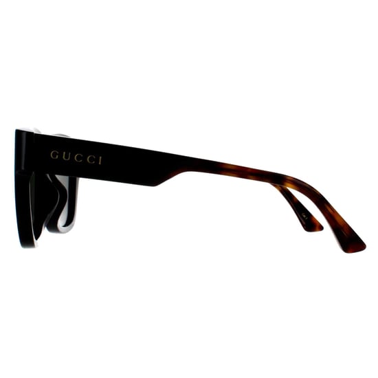 Gucci Square Herren Schwarz mit Havanna Grau GG1670SK - Image 3