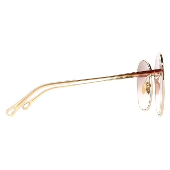 Chloe Square Womens Dunkelbraun Gold Braun Gradient CH0015S - Image 4