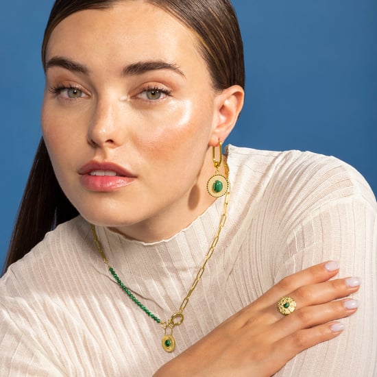 Luxenter Malachit-Ring aus 18 Karat Gelbgold - Elknu - Image 2