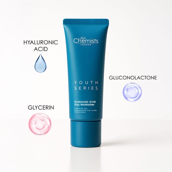 skinChemists 1% Hyaluronsäure Anti-Aging Tagescreme 50ml - Image 4